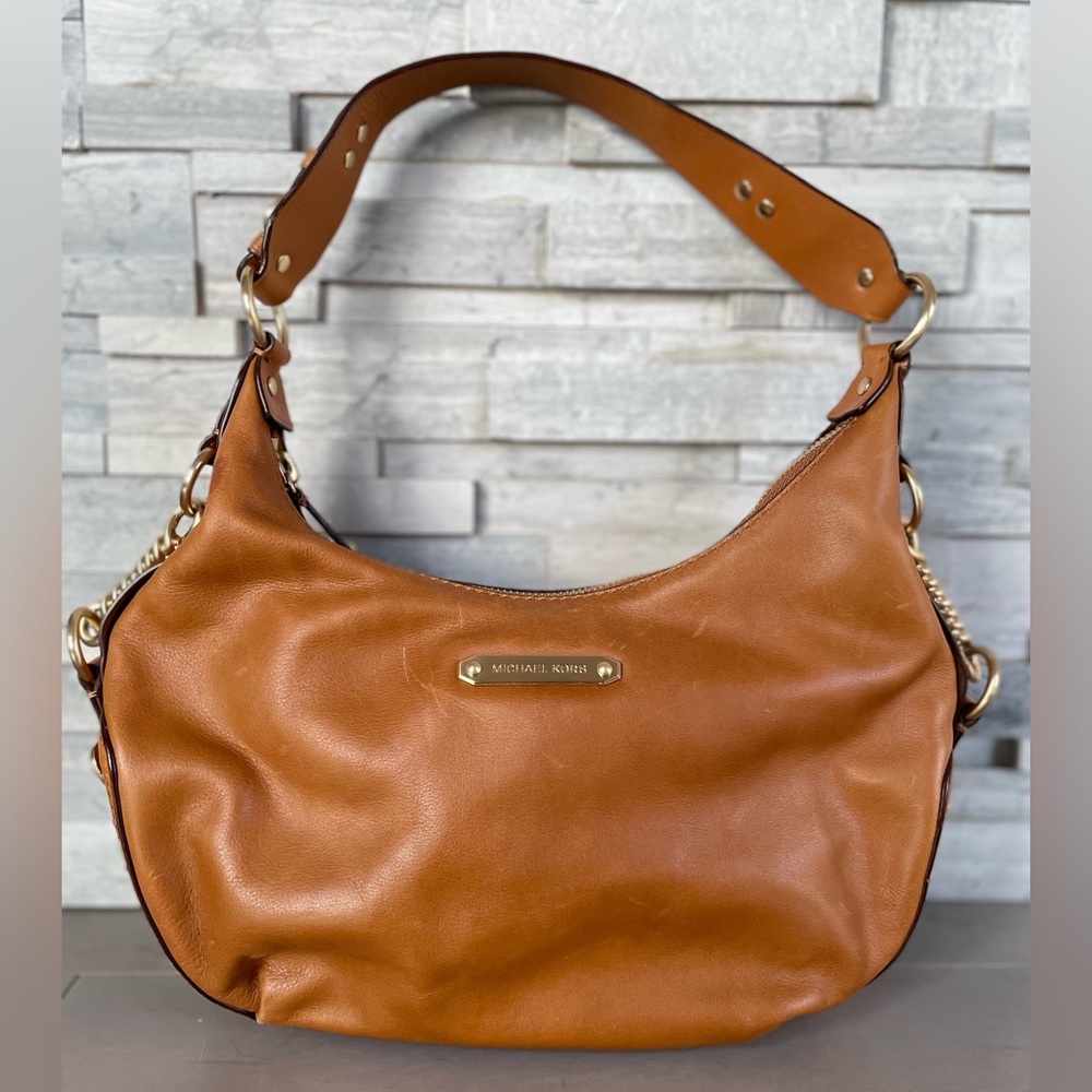 Michael Kors leather shoulder bag